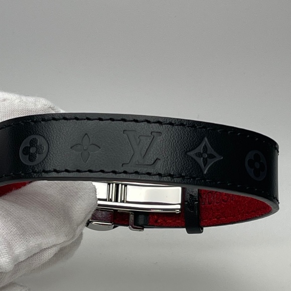 Louis Vuitton Vintage Leather Monogram Wish Bracelet - Pre-Owned - Picture 4 of 8